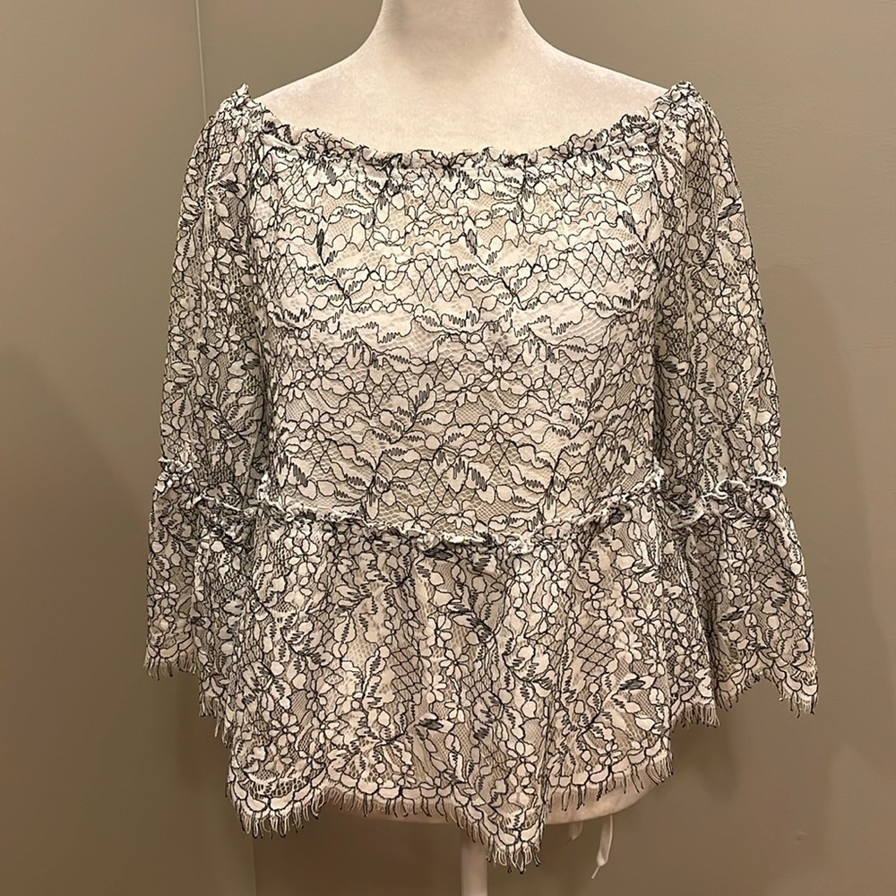 Cupcakes and Cashmere Peplum Top